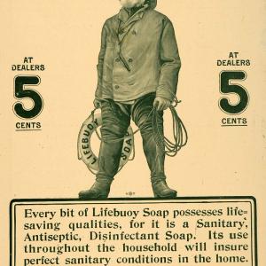 1902 Ad Lifebuoy Soap Antiseptic Disinfectant Sanitary - ORIGINAL TIN4 Clearance Online Fake