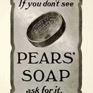 1902 Ad Vintage Pears' Soap Toilet Skin Care Complexion Bar Beauty Health YSN2 New Online