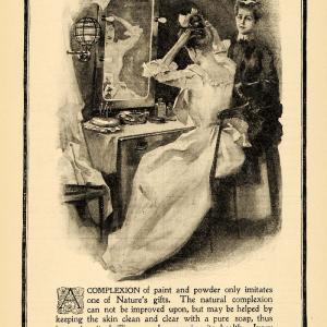 1902 Ad Ivory Soap Complexion Vegetable Oil Vanity Maid - ORIGINAL TIN4 Outlet With Credit Card