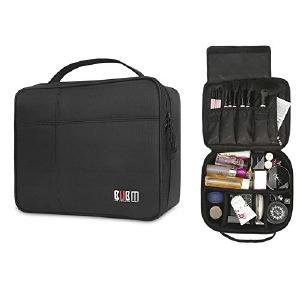 Travel Makeup Organizer Case, Portable Women Cosmetic Storage Bag, Train Case for Cosmetics Online Online Cheap Online
