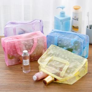 Women Travel  Transparent Cosmetic Bag Zipper Trunk Makeup Case  Make Up Bags Handbag Organizer Discount Explore