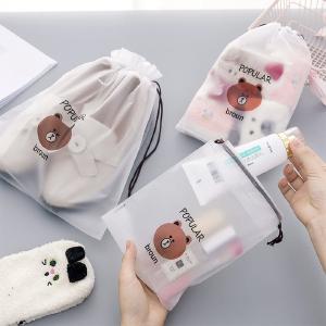 Cartoon Bear Transparent Travel Cosmetic Bag Make Up Case Women Waterproof Makeup Beauty Wash Cheap Usa Stockist