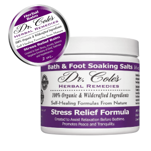 Dr. Cole's Stress Relief Balm and Salts Bundle Clearance Store Cheap Online