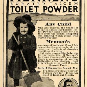 1906 Ad Child Shoveling Mennens Borated Talcum Powder - ORIGINAL MUS1 Recommend Sale Online