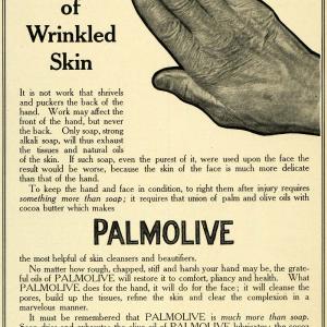 1906 Ad B. J. Johnson Palmolive Hand Washing Soap Wrinkled Skin Olive Oil LHJ6 Sale Enjoy