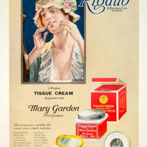 1920 Ad Rigaud Mary Garden Tissue Cream Perfume Cosmetics Beauty A D Rahn YPP1 Cheap Real Authentic