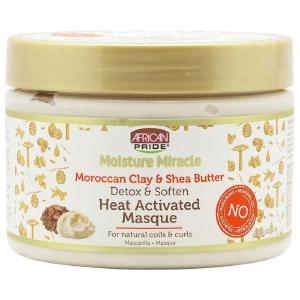 African Pride Moroccan Clay & Shea Butter Heat Activated Masque 340g Free Shipping Buy