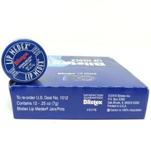Value Pack - Blistex Lip Medex Cooling Relief Lip Protectant Lip Balm 12 x 0.25 oz Outlet Footaction