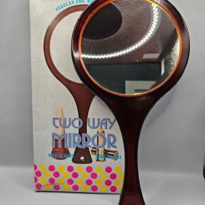 Vintage Two-Way Mirror  Handheld or Wall Hanging, Original Packaging, 12" x 6" Buy Cheap Pre Order