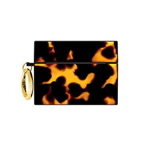 SQUARE Tortoise Print AirPods Case Discount Original