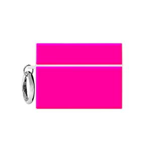 SQUARE Neon Pink AirPods Case Sale Popular