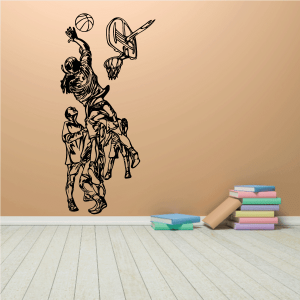 Basketball Wall Decal - Vinyl Decal - Car Decal - CDS063 With Paypal Free Shipping