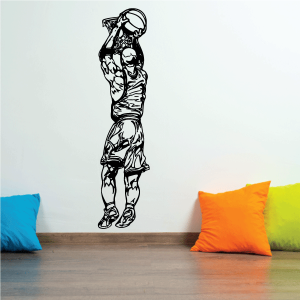 Basketball Wall Decal - Vinyl Decal - Car Decal - CDS071 Wiki For Sale