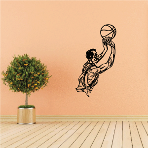 Basketball Wall Decal - Vinyl Decal - Car Decal - CDS061 Outlet 2025 Unisex