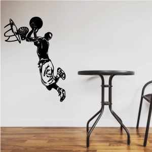 Basketball Wall Decal - Vinyl Decal - Car Decal - CDS066 Free Shipping Real