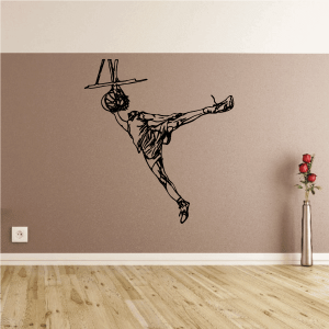 Basketball Wall Decal - Vinyl Decal - Car Decal - CDS057 Clearance Wholesale Pice