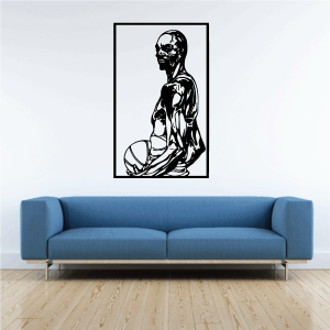 Basketball Wall Decal - Vinyl Decal - Car Decal - CDS046 Cheap Good Selling