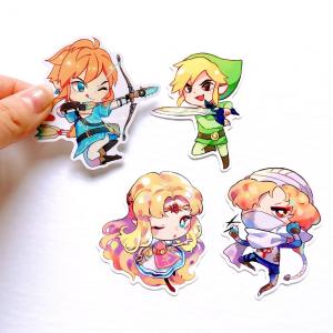 4 piece Sticker Set [The Legend of Zelda] Cheap 100% Authentic