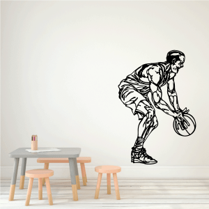 Basketball Wall Decal - Vinyl Decal - Car Decal - CDS070 Buy Cheap Wholesale Pice