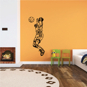 Basketball Wall Decal - Vinyl Decal - Car Decal - CDS085 Clearance Deals