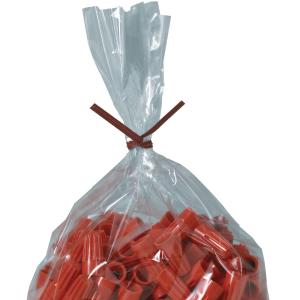 6 x 5/32 Red Paper Twist Ties 2000/Case Cheap Sale Big Discount