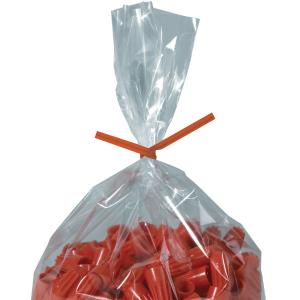 6 x 5/32 Orange Paper Twist Ties 2000/Case Browse Cheap Online