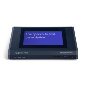 Epiphan LiveScrypt Real-Time Automatic Transcription For Cheap Online