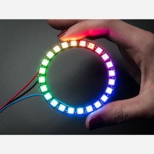 Adafruit NeoPixel Ring - RGB LED w/ Integrated Drivers - 24 pixel Explore Cheap Pice