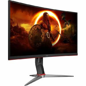 AOC CQ32G2S 32" Class QHD Curved Screen Gaming LED Monitor - 16:9 - 31.5" Viewable - Vertical Alignment (VA) - WLED Backlight - 2560 x 1440 - 16.7 Million Colors - FreeSync Premium - 300 Nit - 500 &mi Cheap Sale Lowest Pice