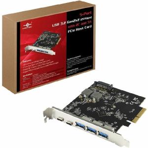 Vantec 5-Port USB 3.2 Gen2x2 (Total 20Gbps) With 2C And 3A PCIe Host Card - PCI Express 2.0 x4 - Plug-in Card - 5 USB Port(s) - UASP Support - PC, Linux The Cheapest For Sale