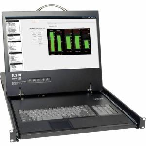 Tripp Lite by Eaton NetCommander 16-Port Cat5 1U Rack-Mount Console KVM Switch with 19-in. LCD - 16 Computer(s) - 19" - 16 x RJ-45 Keyboard/Mouse/Video - 1U Height Low Cost Cheap Online