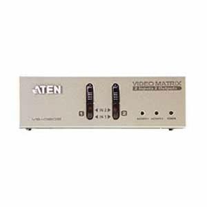 Aten VS0202 2-Port Video Matrix Switch-TAA Compliant - 2 x HD-15 Video In, 2 x HD-15 Video Out, 2 x Audio Line In, 2 x Audio Line Out - 1600 x 1200 @ 60Hz, 800 x 600, 640 x 480 Really Cheap