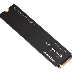 Western Digital WD Black SN770 1TB Gen4 NVMe SSD - 5150MB/s 4900MB/s R/W 600TBW 740K/800K IOPS 1.75M Hrs MTBF M.2 PCIe4.0 5yrs ~WDS100T1B0E WDS100T3X0E-00B3N0 [PC] Visit Sale Online