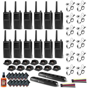 12 x Motorola RMU2040 On-Site 2-Way Radio (RMU2040) - 12 Pack With Mics  Starter Bundle Discounts Sale Online