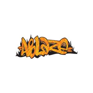 Ablaze Graffiti Sticker Visit New For Sale