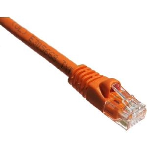 Axiom 30FT CAT5E 350mhz Patch Cable Molded Boot (Orange) Cheap Lowest Pice