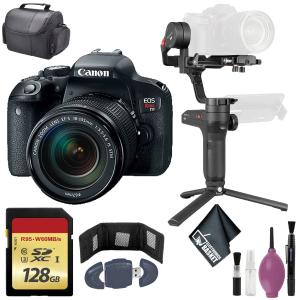 Zhiyun-Tech WEEBILL LAB Handheld Stabilizer - Canon 800D / T7i EOS DSLR Camera   18-135mm STM Lens - 128GB Case Cheap For Nice