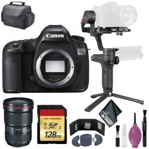 Zhiyun-Tech WEEBILL LAB Handheld Stabilizer - CanonEOS 5DS R DSLR Camera (Body Only) - 128GB - Card Wallet & Reader - Case Choice Online