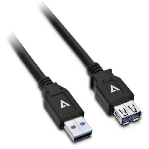 V7 Black USB Extension Cable USB 3.0 A Female to USB 3.0 A Male 2m 6.6ft The Cheapest Cheap Online