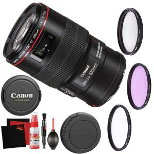 Canon EF 100mm f/2.8L Macro is USM Lens Accessory Bundle International Model 2025 Newest Cheap Online