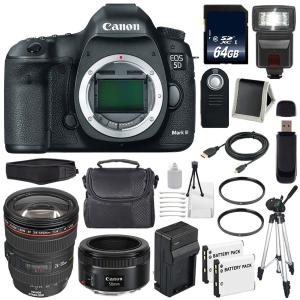 Canon EOD 5D III Digital Camera International Model   Canon EF 24-105mm f/4L IS USM Lens   Charger Bundle Cheap Sale Footaction