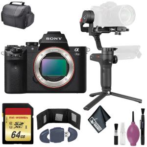 Zhiyun-Tech WEEBILL LAB Handheld Stabilizer - SONY ILCE7M2/B a7 ii ALPHA SLR BODY - 64GB Case Clearance Amazon