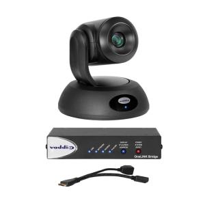 Vaddio RoboSHOT 12E HDBT OneLINK Bridge PTZ Camera System for Cisco SX Codecs, Black Perfect