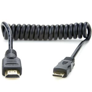Atomos 30cm Coiled MINI to FULL HDMI Cable (Used) Fashion Style For Sale