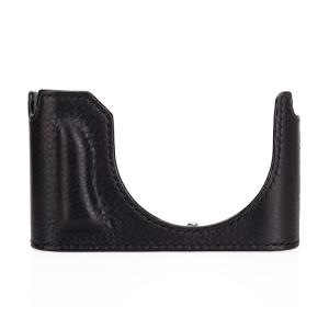 Arte di Mano Leica Q3 Half Case (Type 1-SD, Screw Secured) - Rally Black with Black Stitching Discount Big Sale