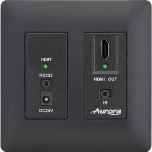 Aurora DXW-2-RX1-B 4K HDMI HDBaseT Wall Plate Receiver Black Low Cost Online