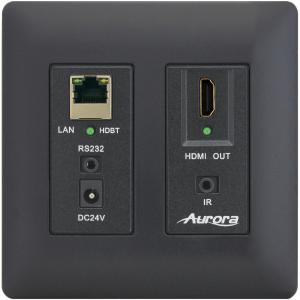Aurora DXW-2E-RX2-B 4K UHD HDMI HDBaseT Wall Plate Receiver with Ethernet Black Cheap Amazon