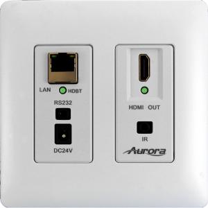 Aurora DXW-2E-RX2-W 4K UHD HDMI HDBaseT Wall Plate Receiver with Ethernet White Sale Best