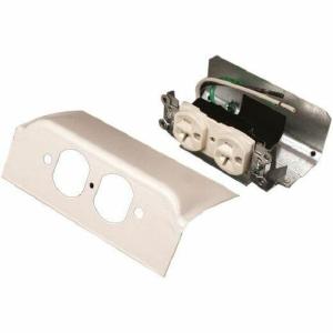 Wiremold DS4000 Downward Duplex Device Plate Fitting With One Duplex Installed Purchase For Sale