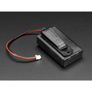 3 x AAA Battery Holder with On/Off Switch, JST, and Belt Clip Countdown Package